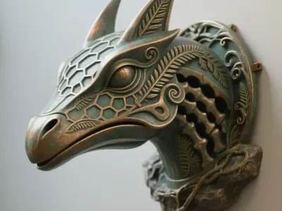 Dragon 3D print model