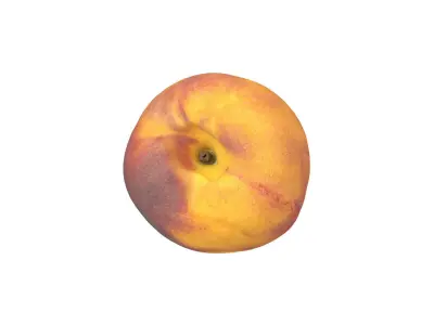 Photorealistic Peach 3D Scan 3D model