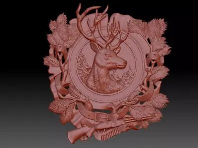 Woodland Deer 3D print model