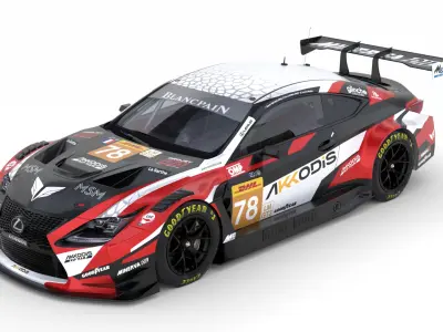 Lexus RCF LMGT3 2024 3D model