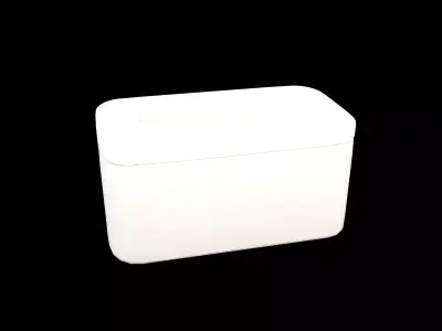 Tissue Box v1 002 Low-poly 3D model