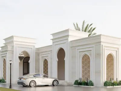 classic mix modern facet design  Low-poly 3D model