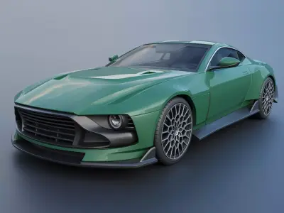 Aston Martin Valour 2024 3D print model