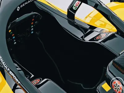 renault-lotus rs18 2018 Low-poly 3D model