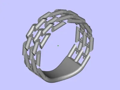 Fence ring 3D print model