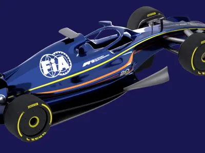 F1 2026 CONCEPT CAR 3D model by xianyichou