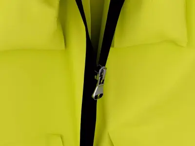 safety work vest 3D model