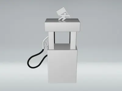 Gas Pump 3D model