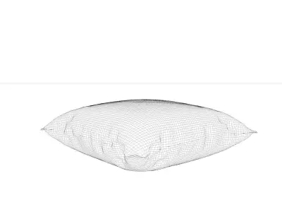 Square Pillow Free 3D model