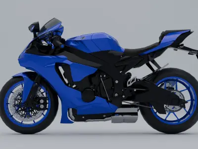 Yamaha R1 3D model