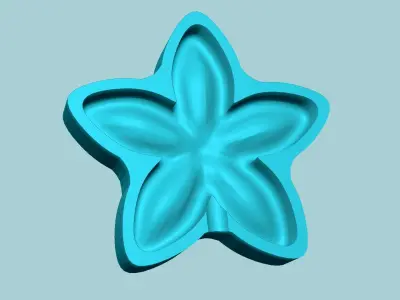 Jasmine Flower Mold - Artificial EVA Molding 3D print model