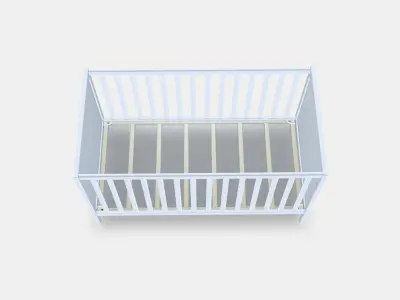 SUNDVIK baby bed 3D model