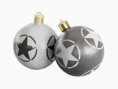 Christmas Tree Ornament 05 Low-poly 3D model