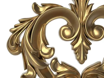  decorative pattern ready for 3D printing 3D model 4
