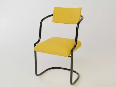 Simple Chair - 19 3D model