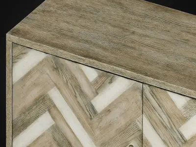 Melange Natural Beauty Credenza 3D model