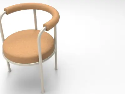 Sondi Chair Low-poly 3D model
