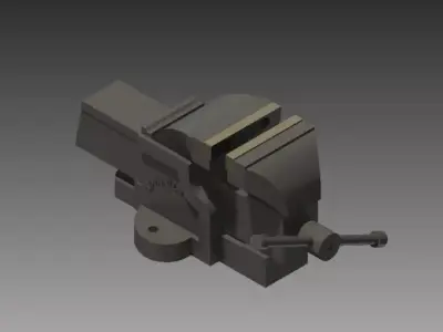 3D Vise and Animation  3D print model