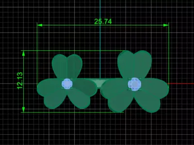 Delicate Double Butterfly Diamond Ring  3D File printing 3D print model