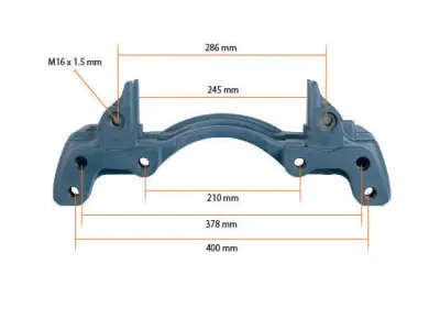 Z046338 KNORR CALIPER CARRIER 3d reverse engineering 3D print model