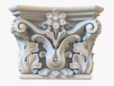 Capitel 01 STL 3D model
