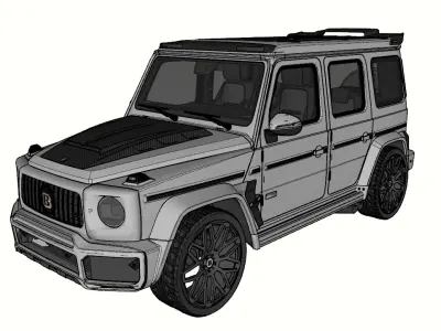 Mercedes-AMG G63 Brabus 3D model