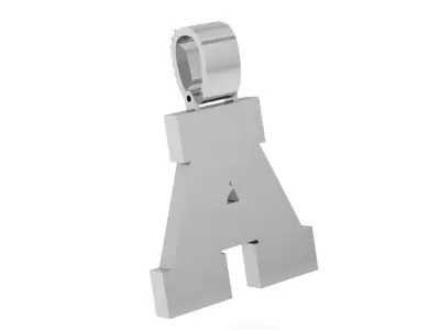 A Letter Pendant 3982 3D print model