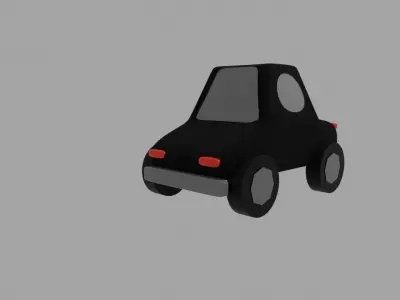30 low poly model car Low-poly 3D model