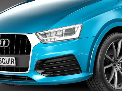 Audi Q3 2015 3D model