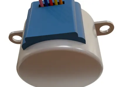 Stepper Motor 28BYJ-48  3D model