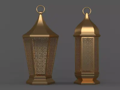 Arabic Lanterns 3D model