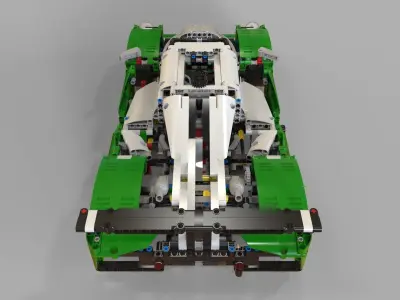 Lego race car 3D model