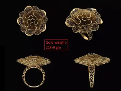 Ring design for women  3D print model