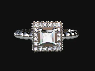 Engagement Ring Free 3D print model