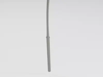 Field hockey stick READY TO WRAP 3D model