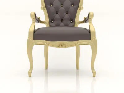Classic Chair 10 for Interior and CNC 3D model
