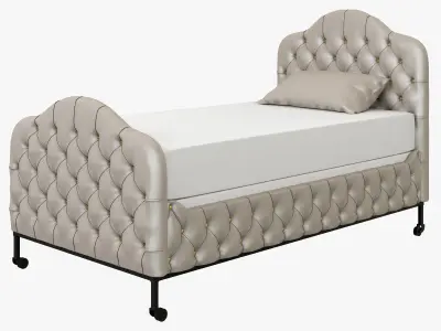 Restoration Hardware Francesca Upholstered Bed 3D model