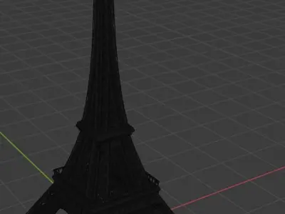 Eiffel Tower  3D model
