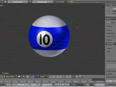 Pool ball collection Free low-poly 3D model