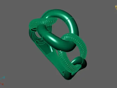 Women Ring Fancy Ring Plain light weight STL 3DM Printable 3D print model