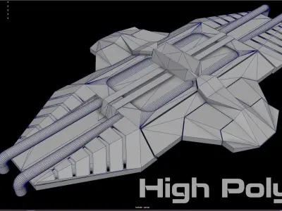 Sci fi device - Game Ready - Cyberpunk Low-poly 3D model
