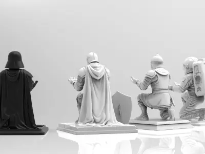 The Legendary Guardians  Pen Holder Collection 3D print model