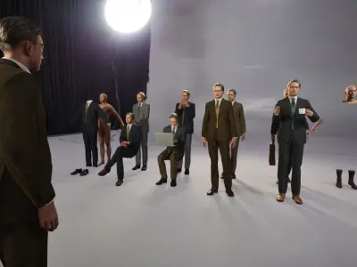 Modular Character - Asian Business Man - MU2 Low-poly 3D model