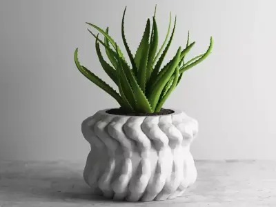 vase pot planter 3d print 840 3D print model