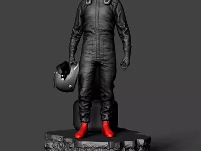 Max Verstappen 1-4 Scale Statue 3D print model