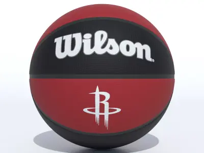 Wilson Houston Rockets Basketball 3D model