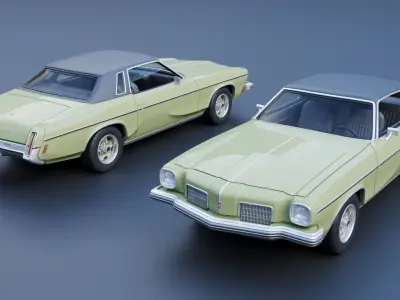 Oldsmobile Cutlass Supreme 1973  3D print model