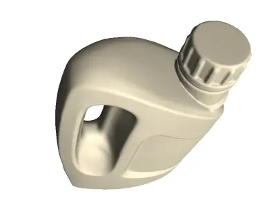 Motor Oil Bottle 3D print model