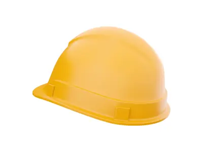  hard hat cartoon icon 3D model