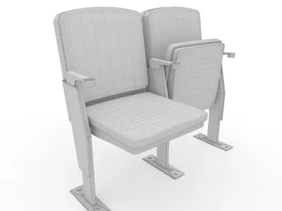 Stadium Seats 3 3D model